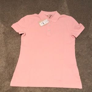 Brooks Brothers pink polo shirt